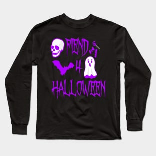 Fiend 4 Halloween Purple T-Shirt Long Sleeve T-Shirt